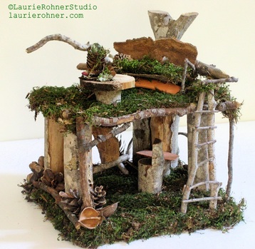 custom made fairy house