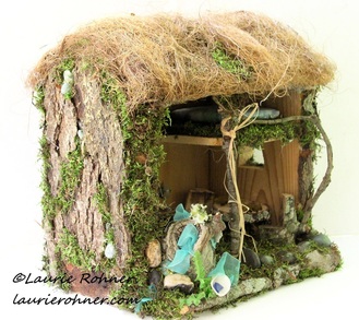 Thatched Cottage Fairy House