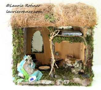 Thatched Cottage Fairy House