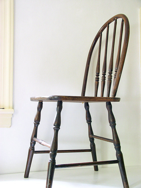 vintage painted chair